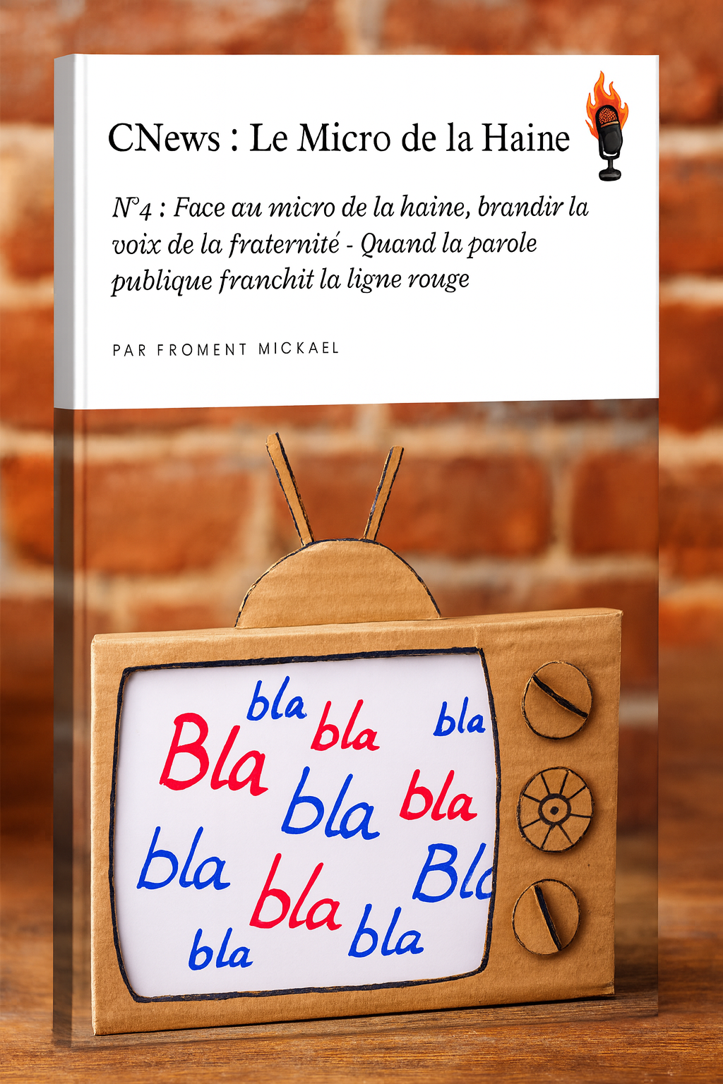 Livre « CNews : Le Micro de la Haine » N°4 – Analyse et dénonciation des propos islamophobes et stigmatisants dans les médias français, avec un focus sur Noëlle Lenoir et Arno Klarsfeld. Un plaidoyer pour la fraternité, le respect et le vivre-ensemble face à la montée de la haine médiatique.