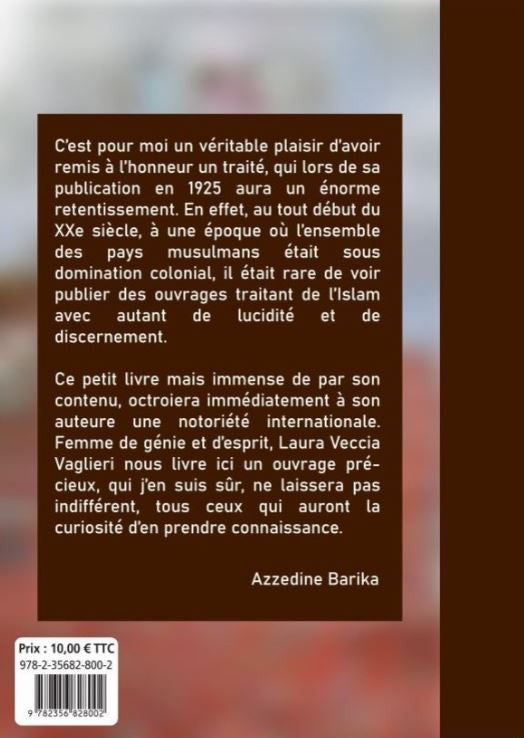 Un ouvrage lumineux et accessible qui présente les fondements de l'Islam avec clarté, sincérité et rigueur. Inspiré du travail remarquable de Laura Veccia Vaglieri (1925), ce livre est ici magnifiquement présenté par Azzedine Barika.