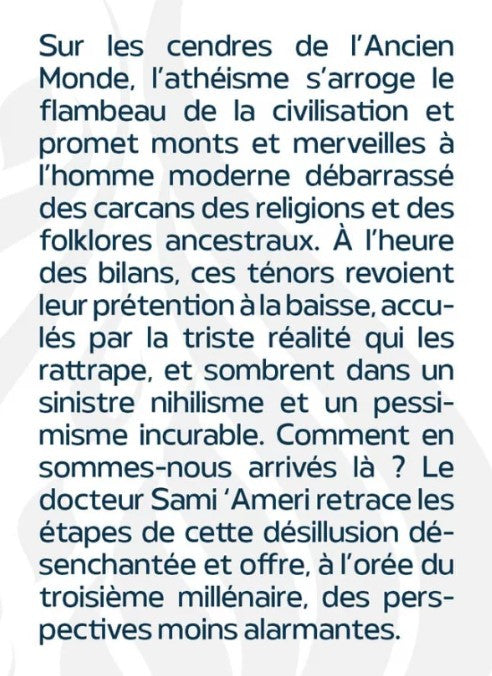 Livre sur l’athéisme, Dr Sami Ameri