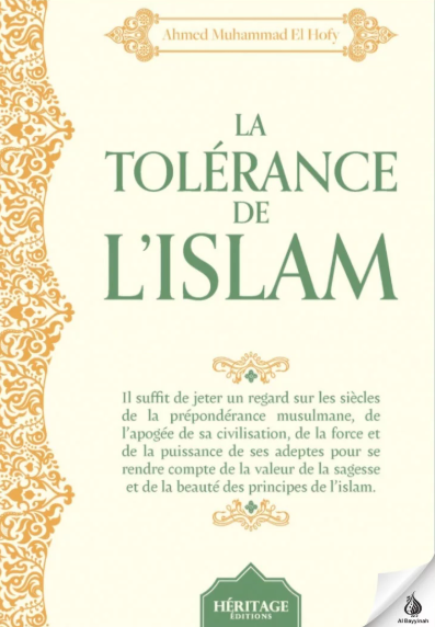 Livre La tolérance de l'islam - El Hofy - Héritage