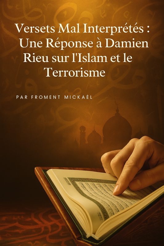 pdf livre dans lequel on réfute Damien Rieu qui distille que tout musulman se doit au final de devenir terroriste ce qui est gravissime.