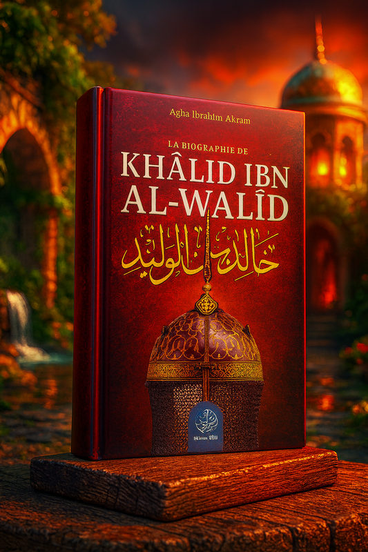 Livre "La biographie de Khâlid Ibn al-Walîd" d’Agha Ibrahim Akram – Éditions Bâdi’, histoire du célèbre stratège musulman, surnommé l’épée de l’Islam. Ouvrage rare et incontournable sur l’histoire militaire et la vie de Khalid Ibn al-Walid.
