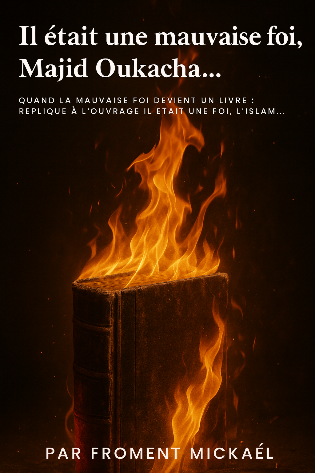 Livre “Il était une mauvaise foi, Majid Oukacha…” – Réfutation complète du livre islamophobe “Il était une foi, l’islam”. Nouvelle édition 2025, corrigée, augmentée et actualisée, 465 pages d’analyses, de réponses et de preuves tirées du Coran, de la Sunna et des grands savants musulmans. Par Froment Mickaël, auteur engagé contre l’islamophobie et pour la défense d’une compréhension authentique de l’Islam.