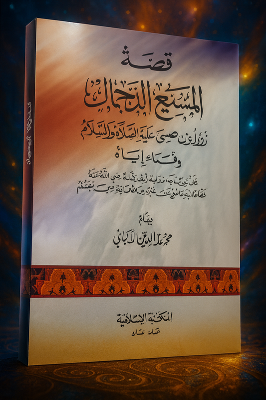 Livre islamique "قصة المسيح الدجال" (Histoire du Massih ad-Dajjal) par Muhammad Nâsir ad-Dîn al-Albânî – Hadiths authentiques sur l’Antéchrist, la descente de Jésus (‘Issa ibn Maryam), les signes de la fin des temps et la victoire de la vérité. Explications claires et mises en garde contre les fausses croyances.
