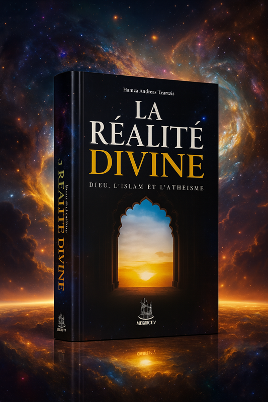 Livre La Réalité Divine Hamza Andreas Tzortzis – Islam, Dieu, athéisme – Apologie islamique, spiritualité, existence de Dieu, réponse à l’athéisme moderne, ouvrage musulman, preuve de la foi, livre religieux musulman à lire, débat islam athéisme, vérité sur Dieu, boutique musulmane en ligne, livre islamique de réflexion, converti à l’islam, arguments rationnels pour l’islam.
