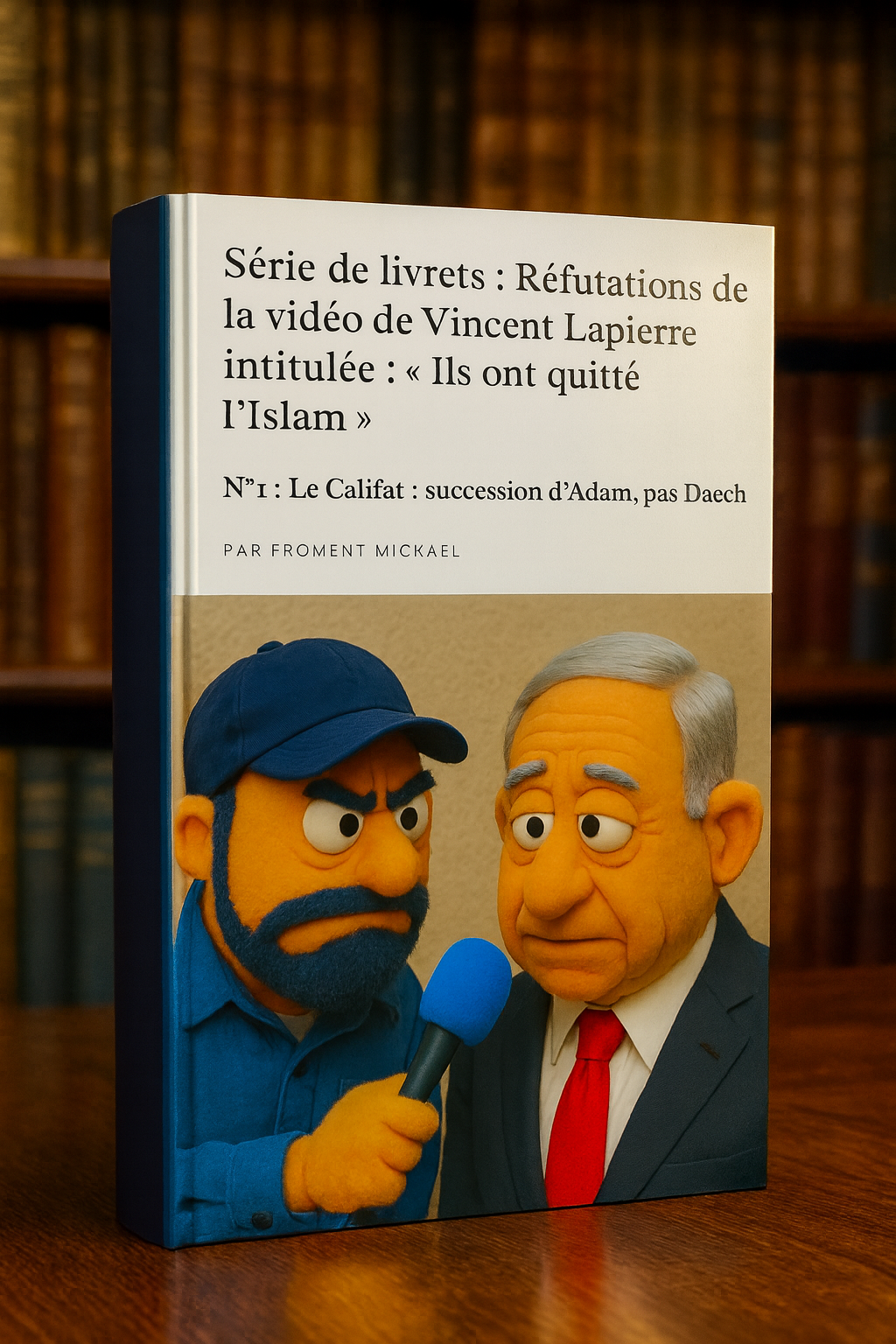 Livret islam – Réfutation de la vidéo « Ils ont quitté l’Islam » de Vincent Lapierre. N°1 : Le Califat, succession d’Adam et vraie signification de khalîfa (sourate al-Baqara 2:30). Analyse de 8 pages par Froment Mickaël, contre les amalgames islamophobes et la propagande associant califat et terrorisme.