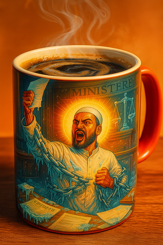 le mug gel des avoirs pour condamner les gels islamophobes distillés et nombreux à l'encontre de musulmans innocents aux antipodes du terrorisme car ce qui dérange au fond c'est la parole musulmane