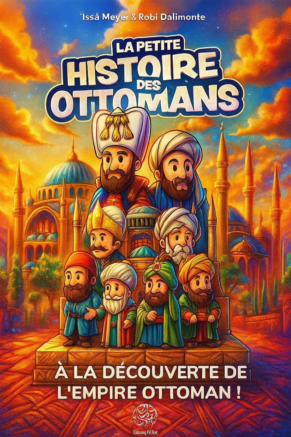 Livre illustré pour enfants et adultes sur l’histoire de l’Empire Ottoman – Sultans, conquêtes, mosquées et héritage islamique expliqués simplement.