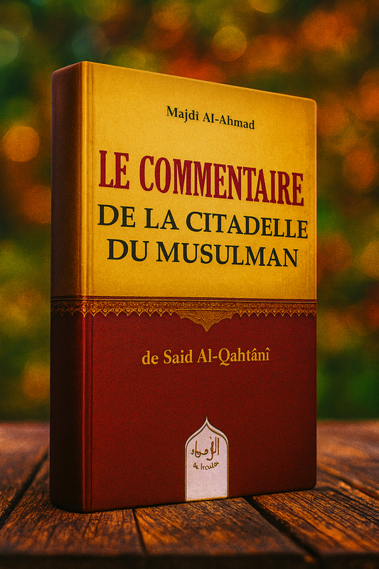 Ouvrage « Le Commentaire de la Citadelle du Musulman » – Majdi Al-Ahmad, basé sur l’œuvre de Said Al-Qahtani, visuel produit en boutique.