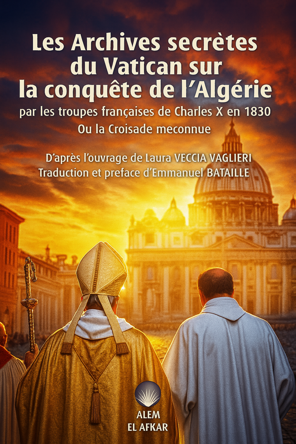 Livre révélateur sur les archives secrètes du Vatican concernant la conquête de l’Algérie en 1830 – Une enquête historique percutante sur l’implication religieuse dans la colonisation, d’après l’ouvrage de Laura Veccia Vaglieri. À découvrir aux éditions Alem El Afkar.