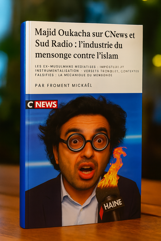Livret islamophobie – Majid Oukacha sur CNews et Sud Radio, réfutation des mensonges contre l’islam, versets coraniques remis dans leur contexte, critique de la propagande médiatique et appel à une parole musulmane libre