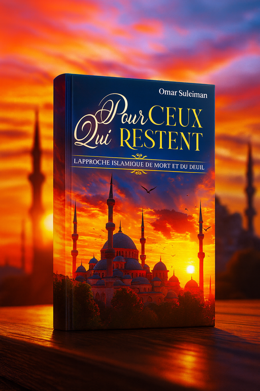 Livre islamique sur la mort et le deuil – Omar Suleiman – Pour Ceux Qui Restent
Découvrez « Pour Ceux Qui Restent », un ouvrage essentiel du célèbre imam Omar Suleiman. Ce livre islamique aborde avec douceur et profondeur la manière dont l’Islam guide les croyants face à la perte, au deuil et à la mort. Inspiré du Coran et de la Sunna, il apporte des réponses spirituelles et émotionnelles à ceux qui traversent une épreuve difficile. Idéal pour offrir, accompagner un proche ou se reconnecter à Allah dans l’é