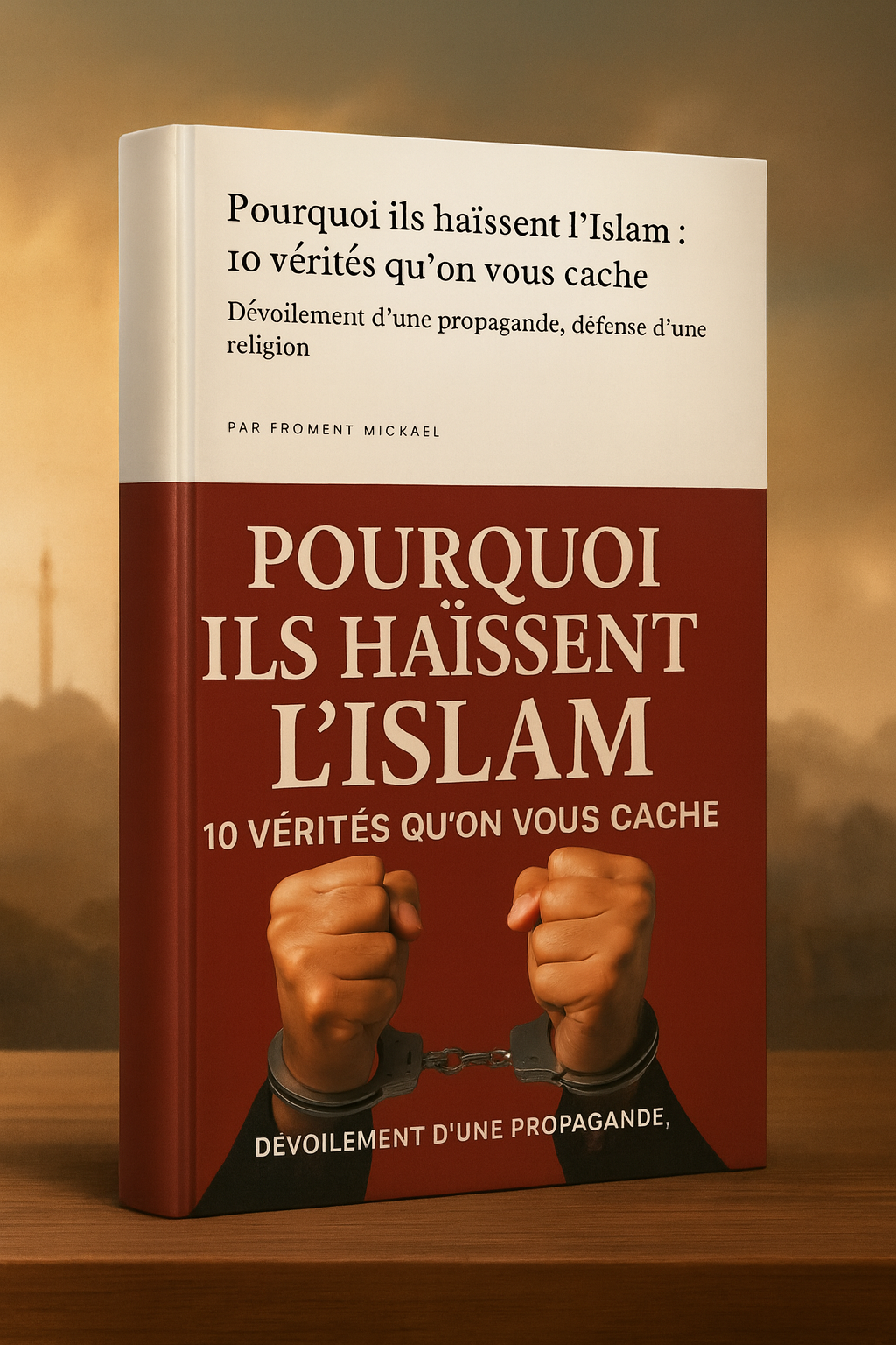 Pourquoi ils haïssent l’Islam – Livret vérité sur l’islamophobie, mensonges médiatiques, propagande anti-musulmane, analyse critique, défense de l’islam, Froment Mickaël

Découvrez un livret percutant qui dévoile 10 vérités cachées sur la haine contre l’Islam : manipulation des médias, lois d’exception, racisme d’État, censure de la parole musulmane, stigmatisation des croyants, attaques contre les valeurs islamiques, préjugés coloniaux. 