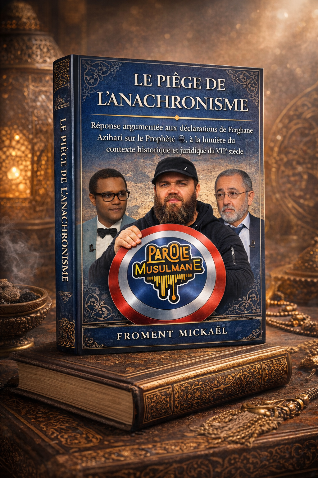 PDF de 50 pages intitulé Le piège de l’anachronisme par Froment Mickaël, réfutation argumentée des accusations contre le Prophète de l’islam, analyse historique et juridique du VIIᵉ siècle, défense contextualisée face aux critiques médiatiques contemporaines.